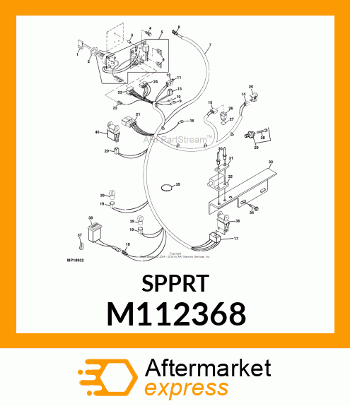 SUPPORT, CIRCUIT BOARD M112368