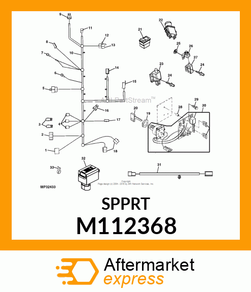 SUPPORT, CIRCUIT BOARD M112368