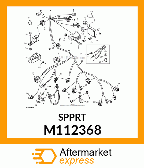 SUPPORT, CIRCUIT BOARD M112368