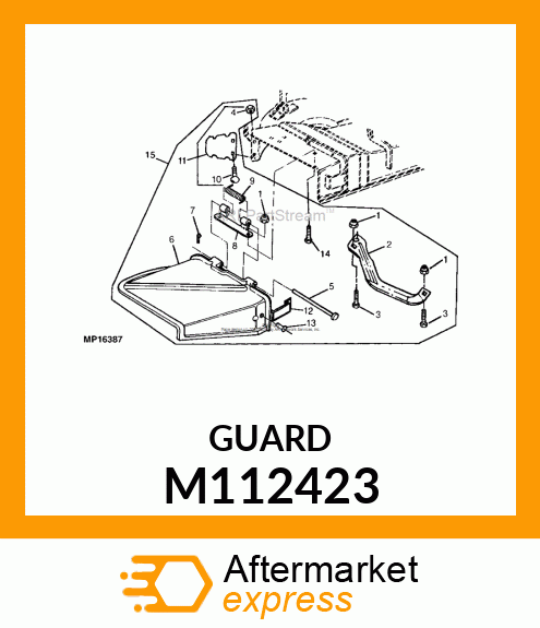 GUARD, TOE M112423