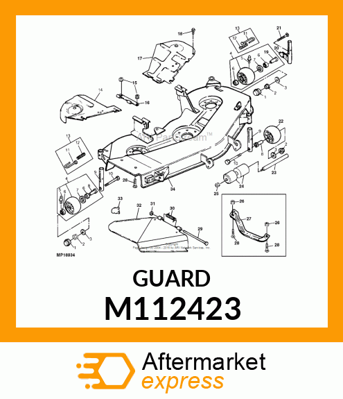 GUARD, TOE M112423