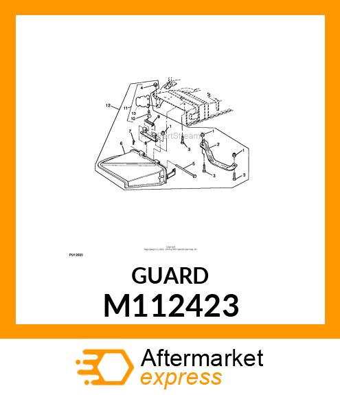 GUARD, TOE M112423