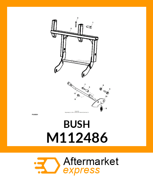 SPACER, TILT STEER M112486