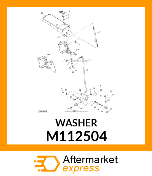 WASHER, WAVE M112504