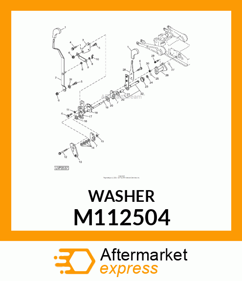 WASHER, WAVE M112504