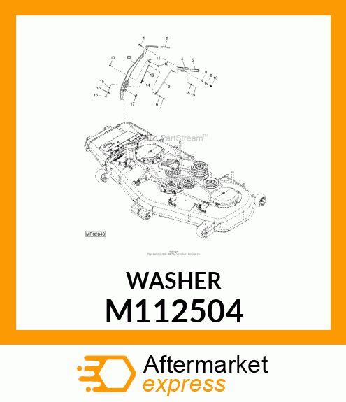 WASHER, WAVE M112504