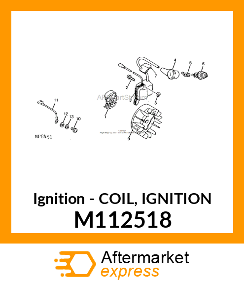 Ignition - COIL, IGNITION M112518