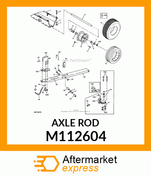 Axle M112604