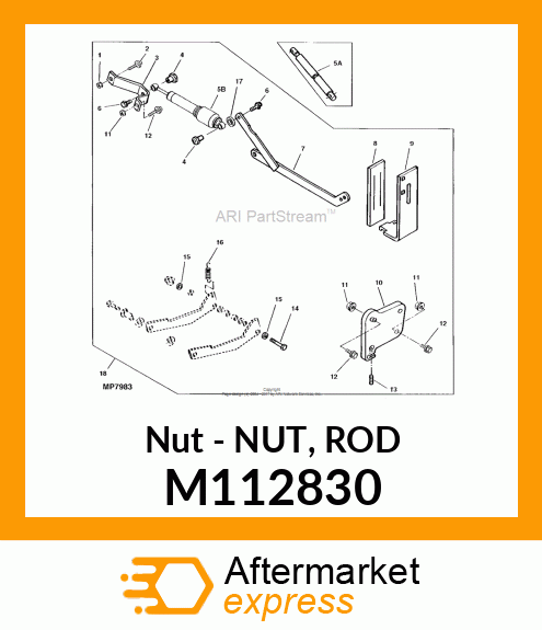 Nut - NUT, ROD M112830