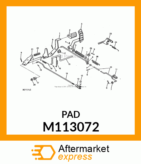 Pad M113072