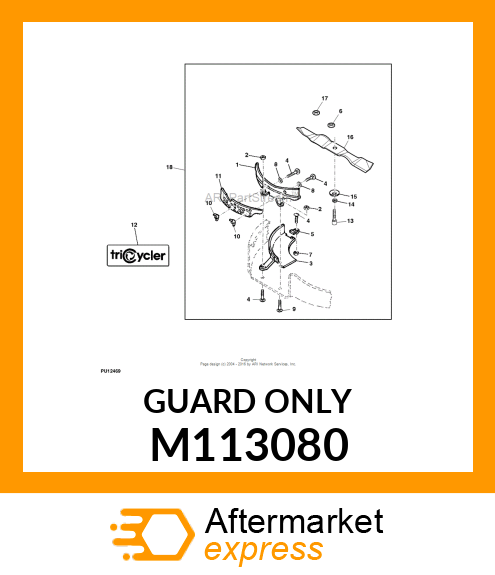 PLATE, PLATE, MULCHING (38 M113080