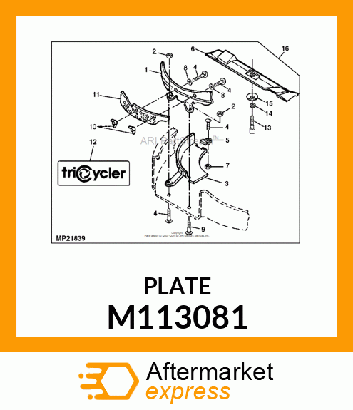 PLATE M113081