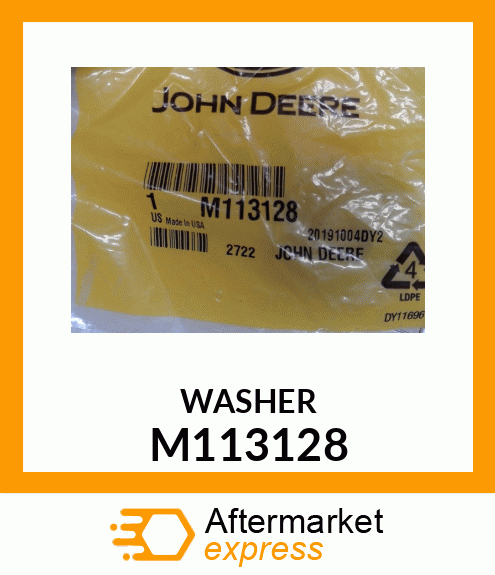 WASHER, PTO M113128