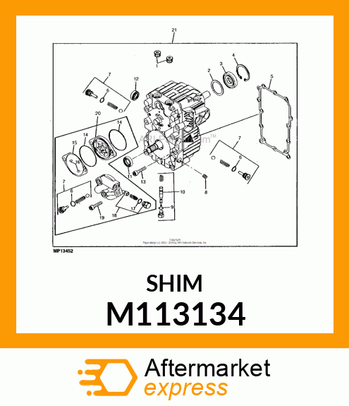 Shim M113134