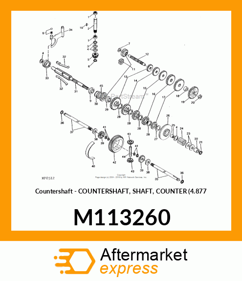 Countershaft M113260