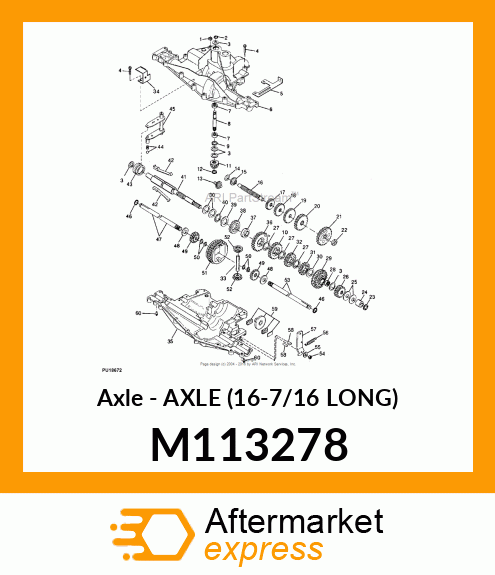 Axle M113278