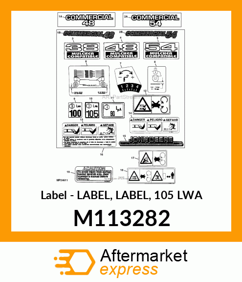 Label - LABEL, LABEL, 105 LWA M113282