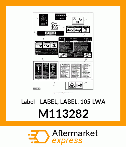 Label - LABEL, LABEL, 105 LWA M113282