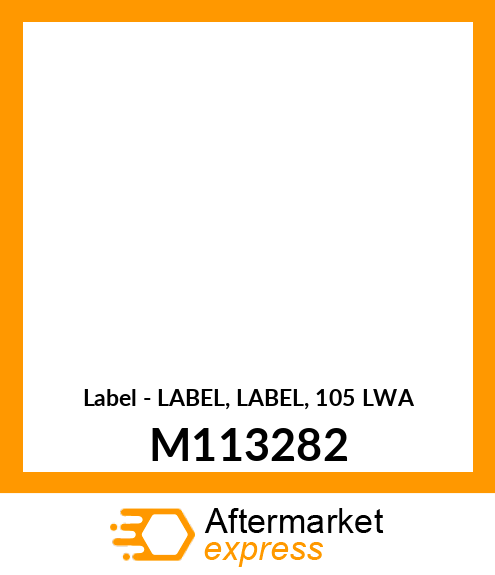 Label - LABEL, LABEL, 105 LWA M113282