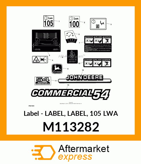 Label - LABEL, LABEL, 105 LWA M113282