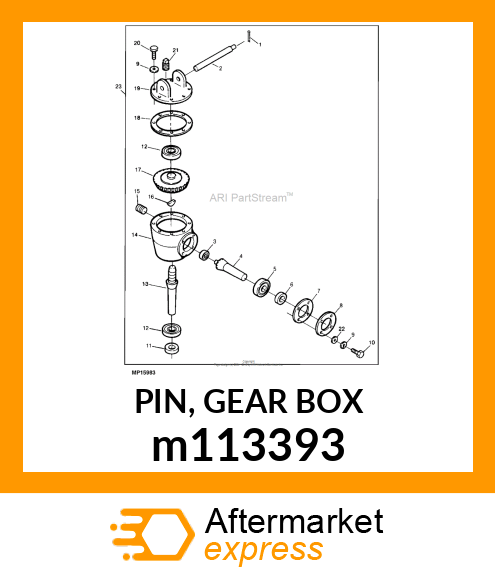 PIN, GEAR BOX m113393