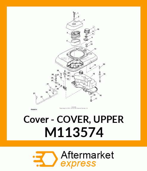 Cover - COVER, UPPER M113574