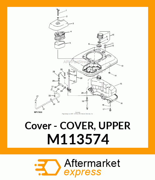 Cover - COVER, UPPER M113574