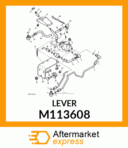 Lever M113608