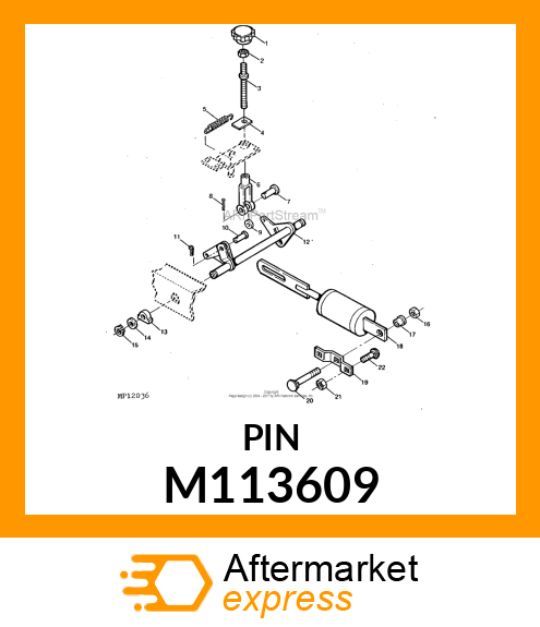 Pin Fastener M113609