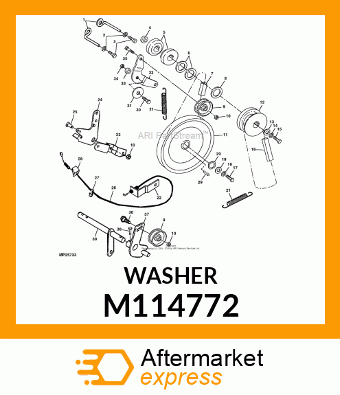 Washer - WASHER, CRANKSHAFT M114772