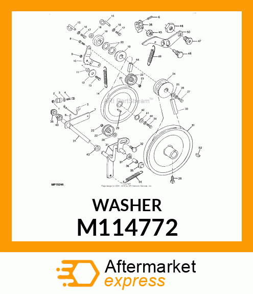 Washer - WASHER, CRANKSHAFT M114772