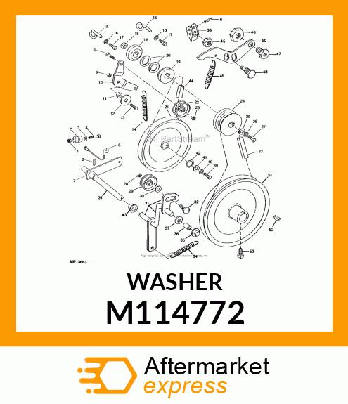 Washer - WASHER, CRANKSHAFT M114772