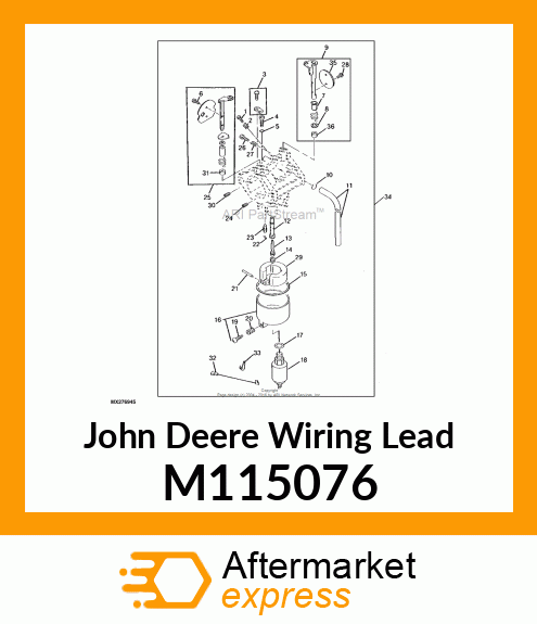 Wiring Lead M115076