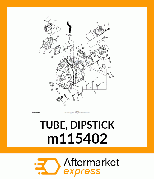 TUBE, DIPSTICK m115402