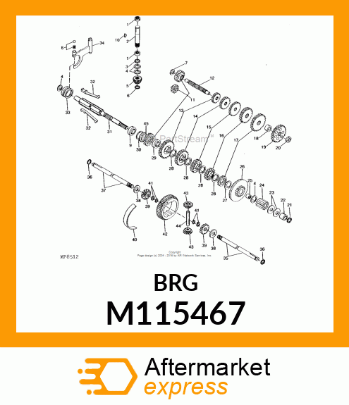 Spacer - SPACER (1" O.D.X.765 I.D.X.578 THK) M115467