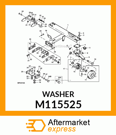 Washer M115525