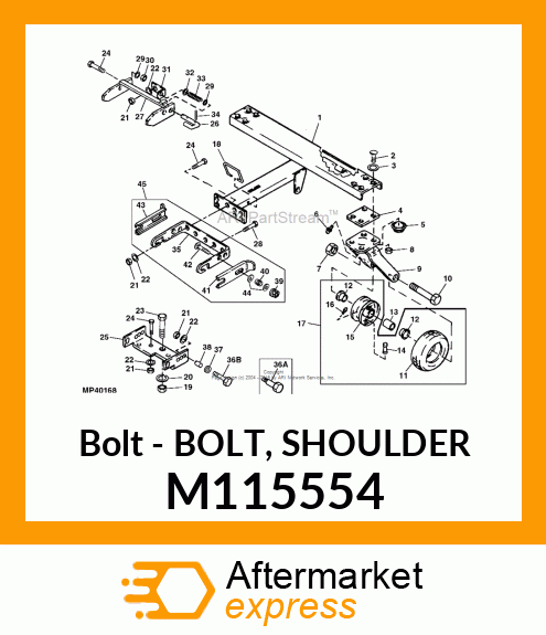 Bolt - BOLT, SHOULDER M115554