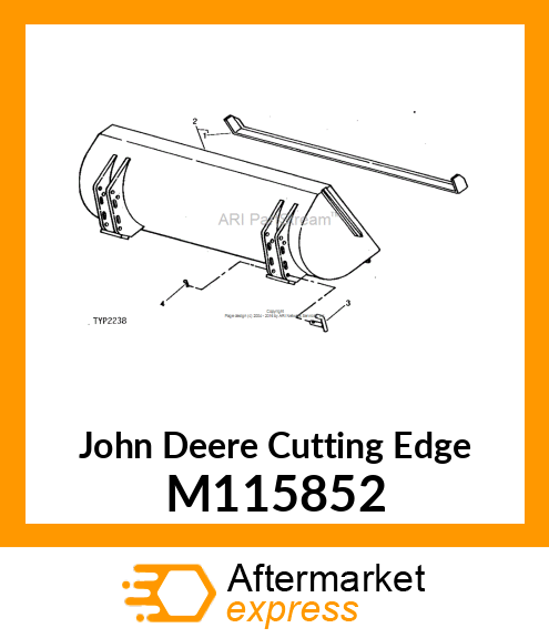 EDGE, CUTTING (54" BUCKET) M115852