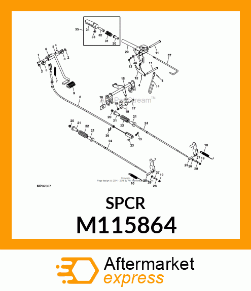 BEARING, BRAKE M115864