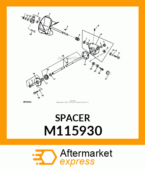 Spacer - SPACER M115930