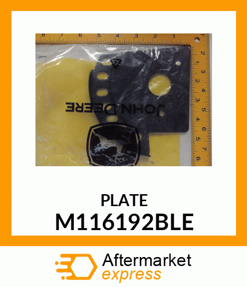 PLATE, RH FRONT HEIGHT ADJUSTING M116192BLE