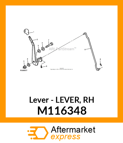 Lever M116348