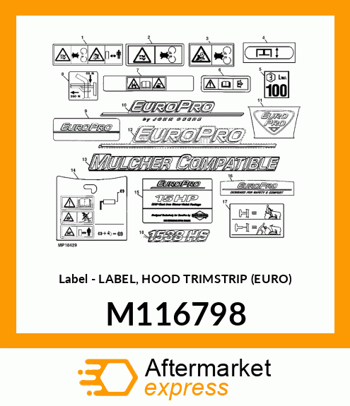 Label M116798