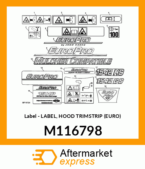 Label M116798
