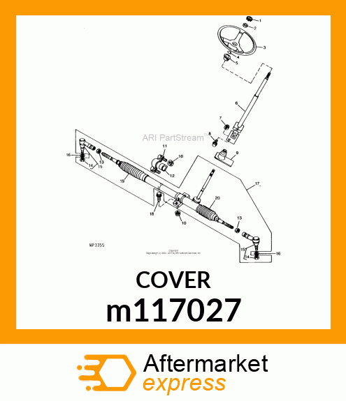 PLUG, RACK INPUT SHAFT m117027