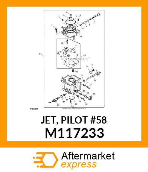 JET, PILOT #58 M117233