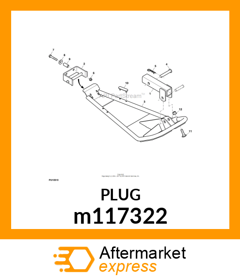 BUMPER, RUBBER m117322