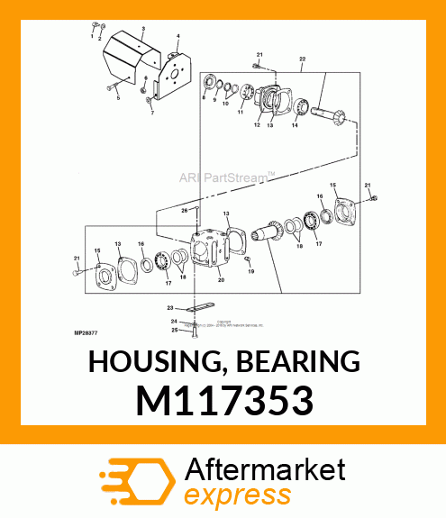 HOUSING, BEARING M117353