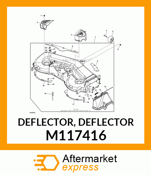 DEFLECTOR, DEFLECTOR M117416