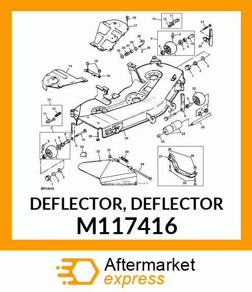 DEFLECTOR, DEFLECTOR M117416